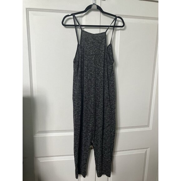 Victoria's Secret Romper Womens M Ribbed Gray Sleeveless Jumpsuit - Picture 5 of 9